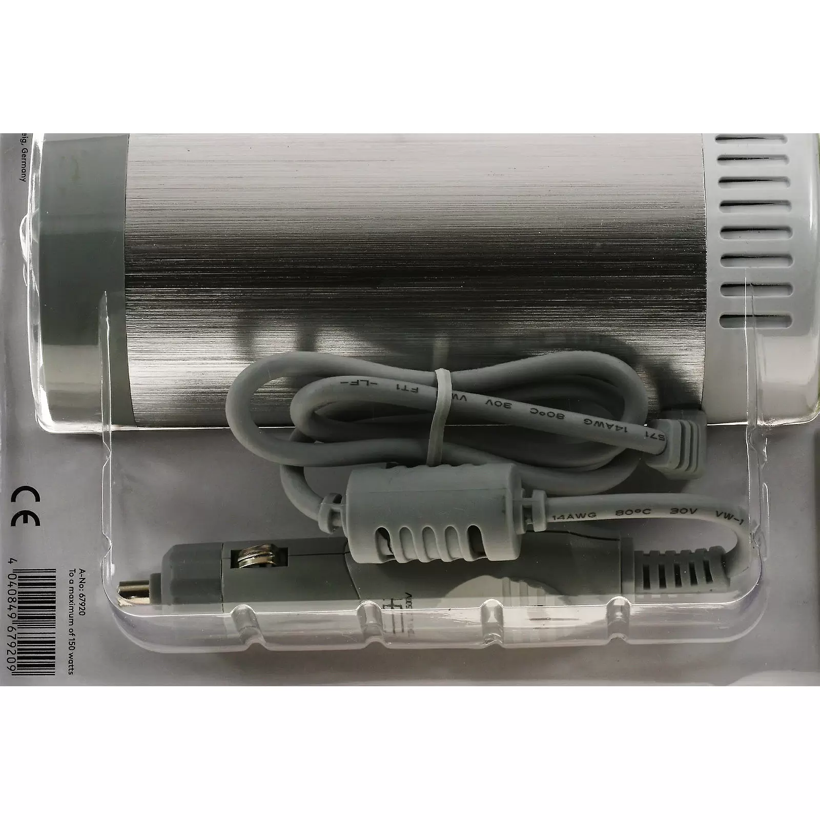 Goobay 58884 12V auf 230V Spannungswandler / DC AC Wandler 1500W / Kfz  Autobatterie Anschluss Batteriekabel / USB Buchse