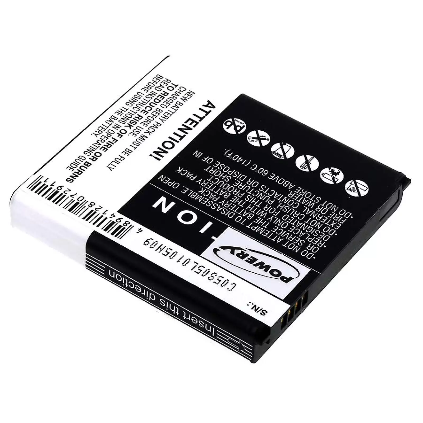 Akku für Samsung GT-I9500 / /Samsung Galaxy S4/ Typ B600BE 5200mAh Schwarz