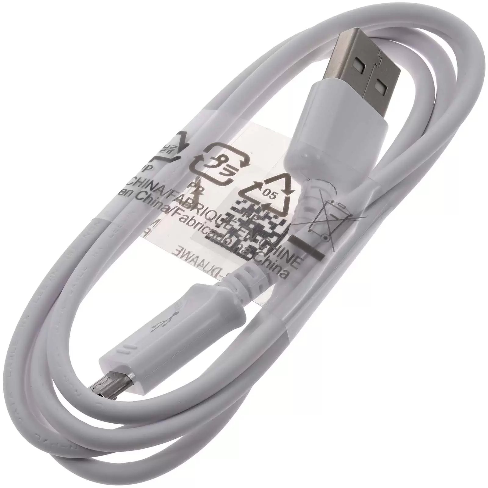 Samsung ECB-DU4AWE USB-A auf Micro-USB Datenkabel Ladekabel 1m weiß
