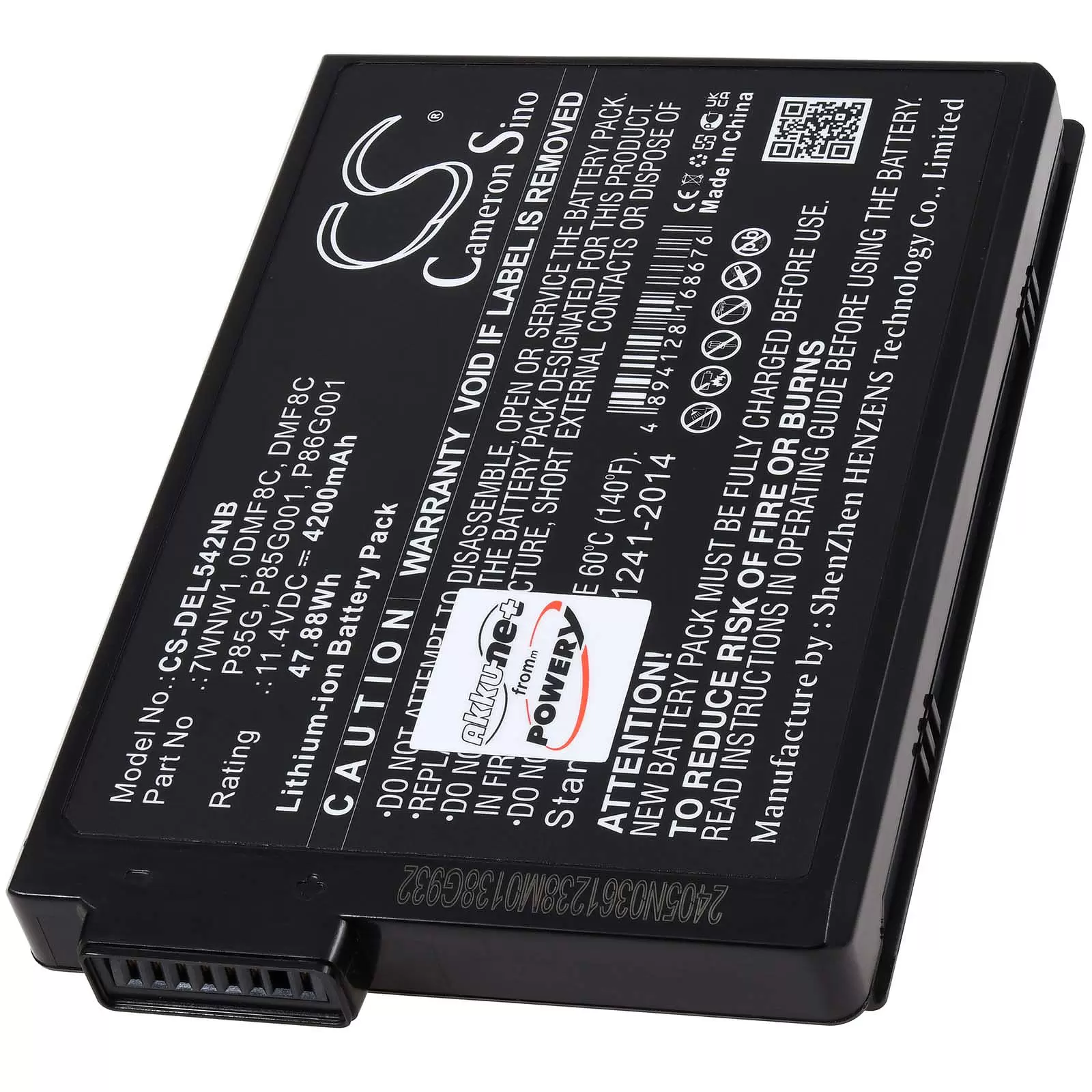 Akku passend für Laptop Dell Latitude 7424 5424 Typ 7WNW1