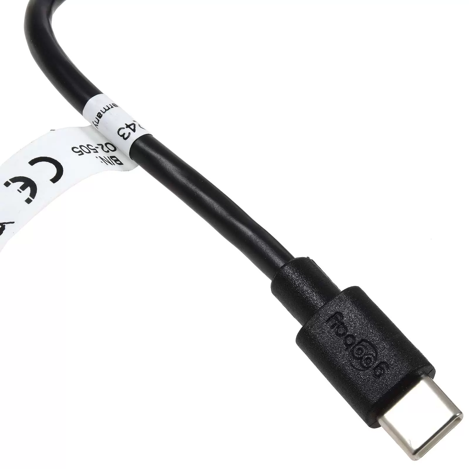 goobay 51243 USB-C Ladekabel für Smartphone und Tablet 2m schwarz