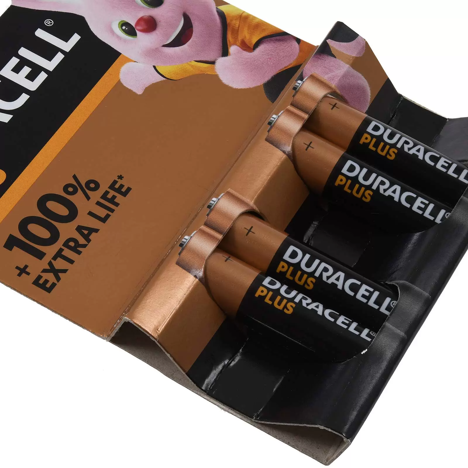 Duracell Batterie Alkaline Micro AAA LR03 1.5V Plus Extra Life Retail 4er Blister