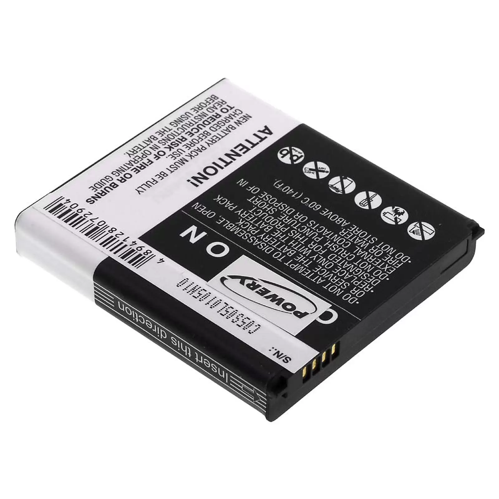 Akku für Samsung GT-I9500 /Samsung Galaxy S4/Typ B600BE 5200mAh Weiß