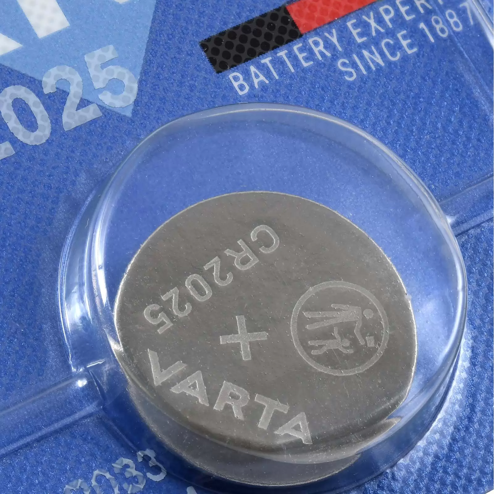 Varta Lithium Knopfzelle CR2025 DL2025 1er Blister