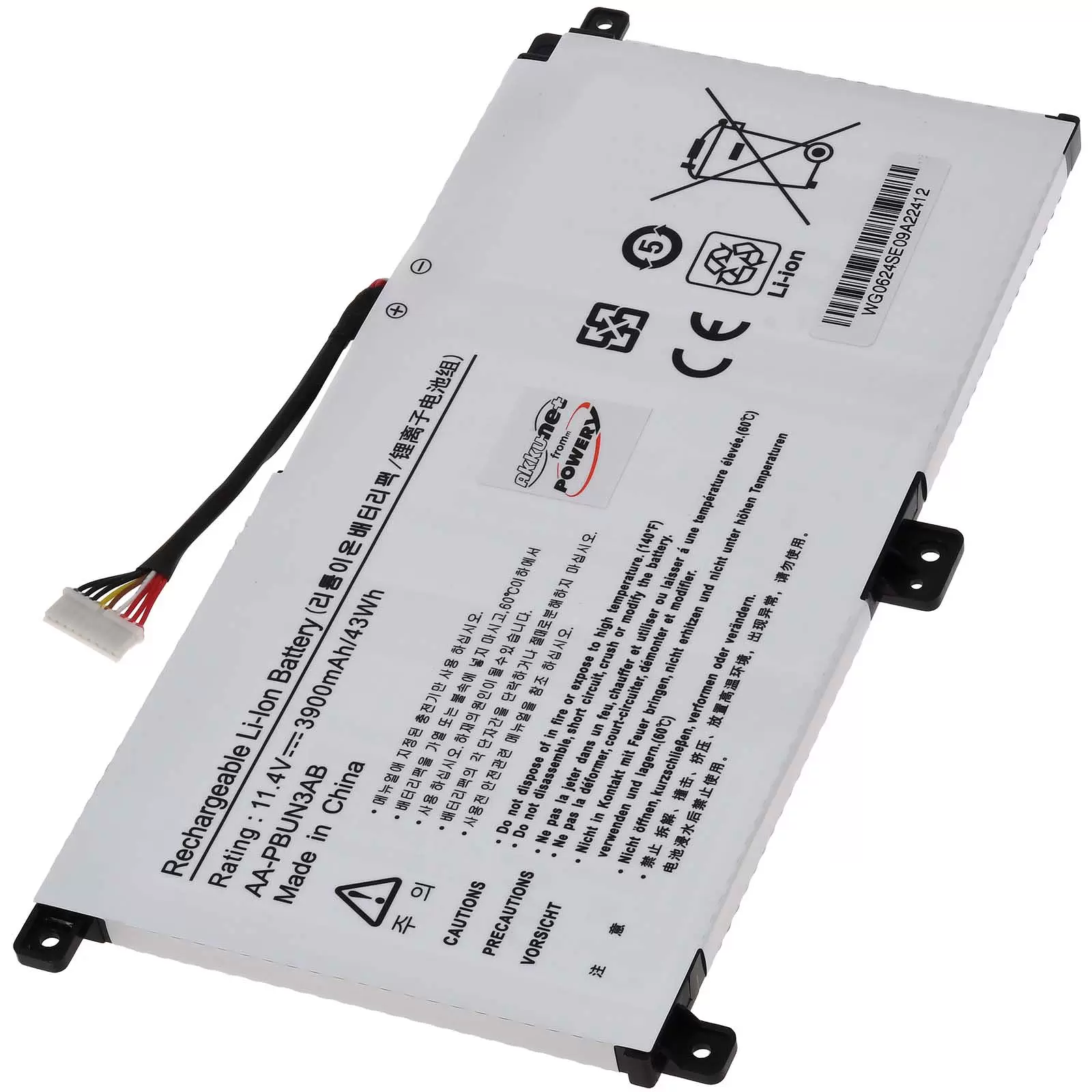 Akku passend für Laptop Samsung NT500R5L NT501R5L Typ AA-PBUN3AB