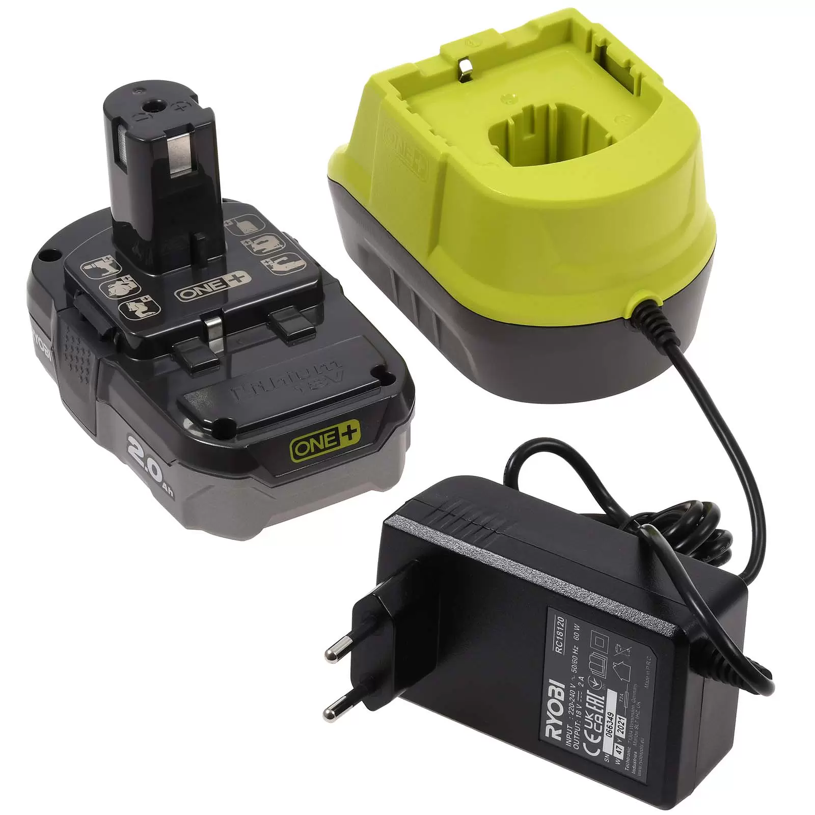 RYOBI 18 V Akku-Starter-Set RC18120-120