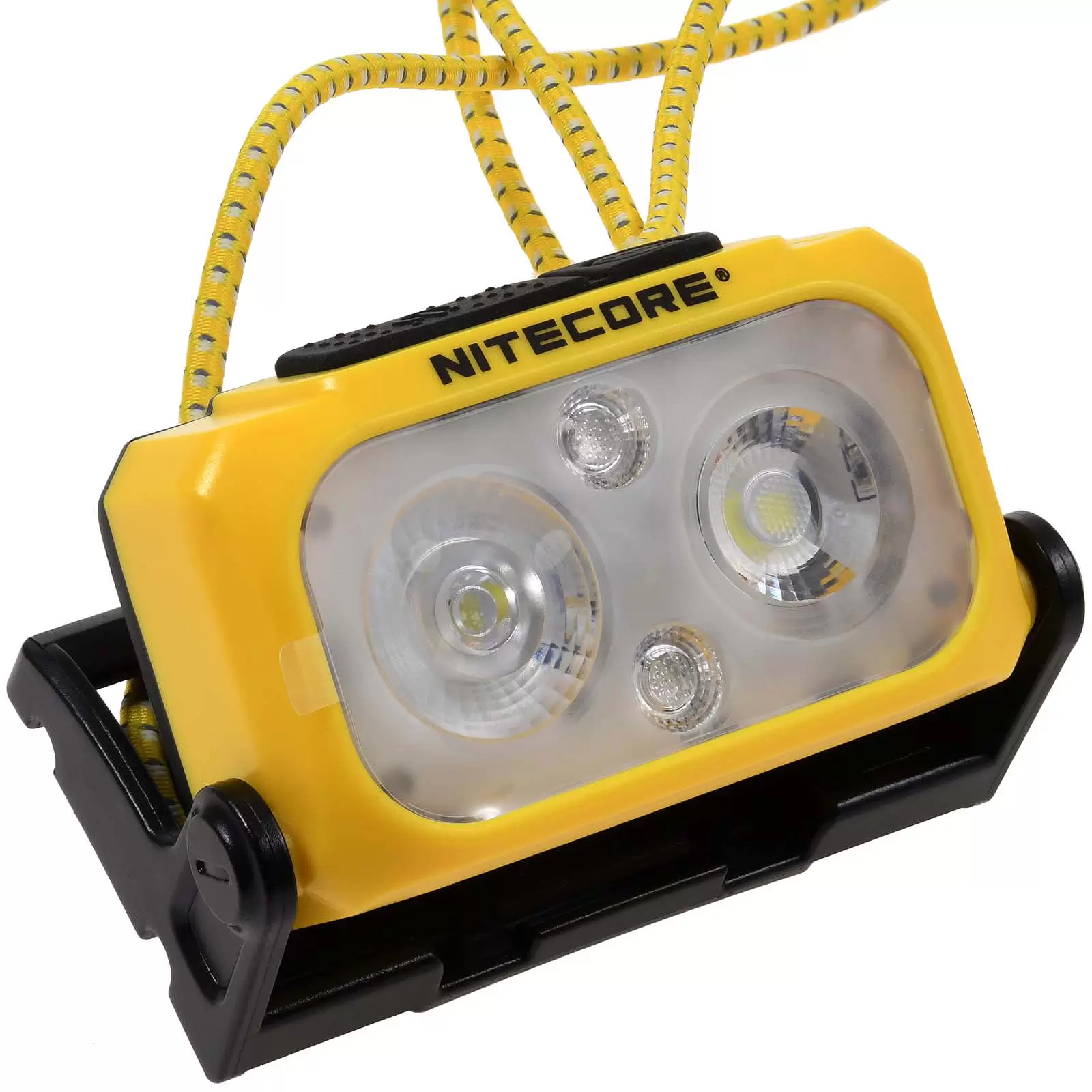 Nitecore NU21 LED Kopflampe, Stirnlampe, Headlamp, USB-C, max. 360 Lumen gelb